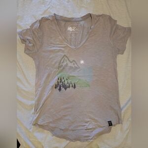 United By Blue Gray Mountain Scene Tee